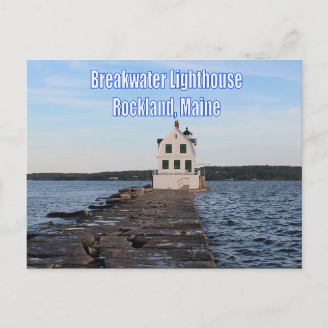 Breakwater Lighthouse Postcard (Front)