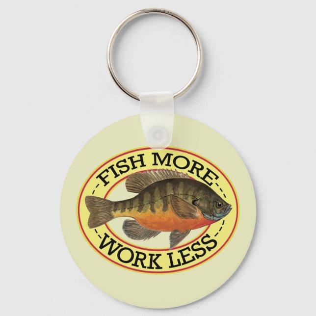 Bream, Bluegill Fishing Key Ring (Front)