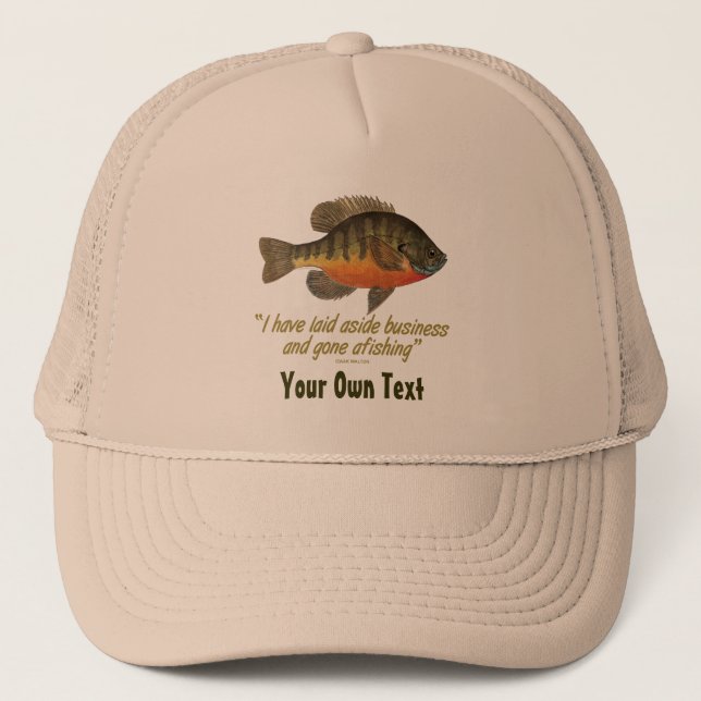 Bream Fisherman Trucker Hat (Front)