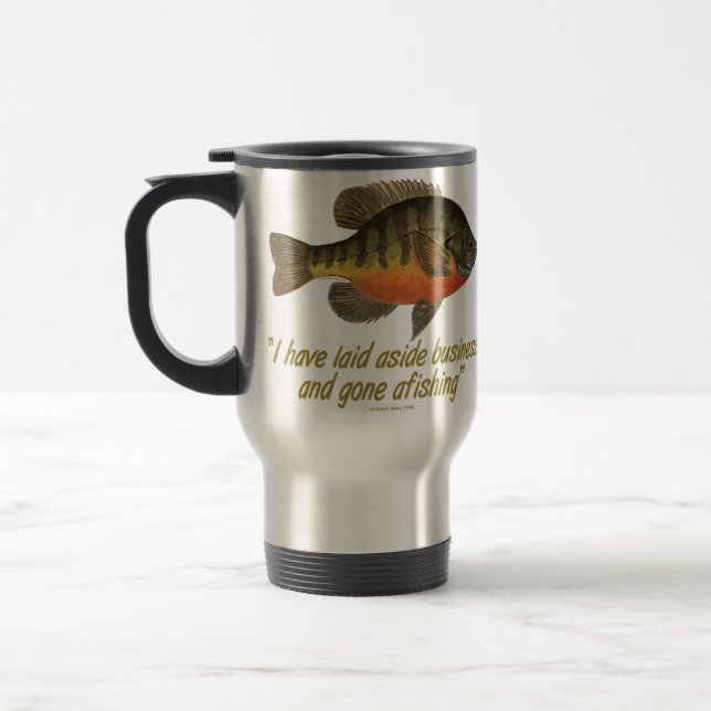 Bream Fishing Travel Mug (Left)