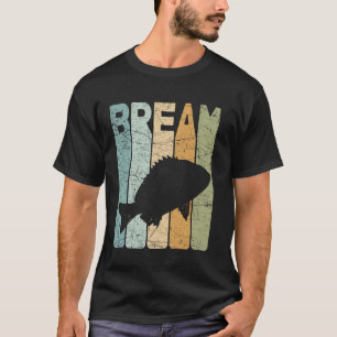Bream Vintage Bluegill Fishing Retro Bream Fish T-Shirt