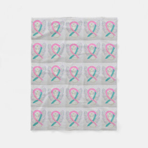 Breast and Ovarian Cancer Awareness Blanket