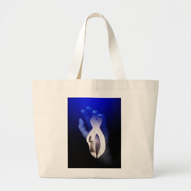 Breast cancer 2013 large tote bag (Front)