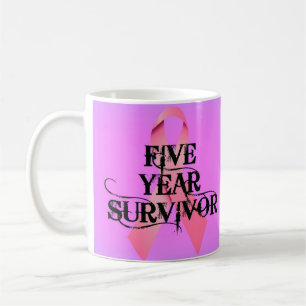 Breast Cancer 5 Year Survivor Coffee Mug