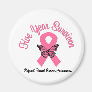 Breast Cancer 5 Year Survivor Magnet