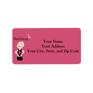 Breast Cancer Address Labels by SurvivorNovelties