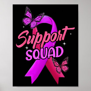 Breast Cancer And Domestic Violence Awareness Butt Poster
