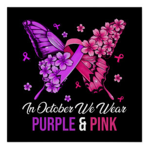 Breast Cancer and Domestic Violence Awareness Poster