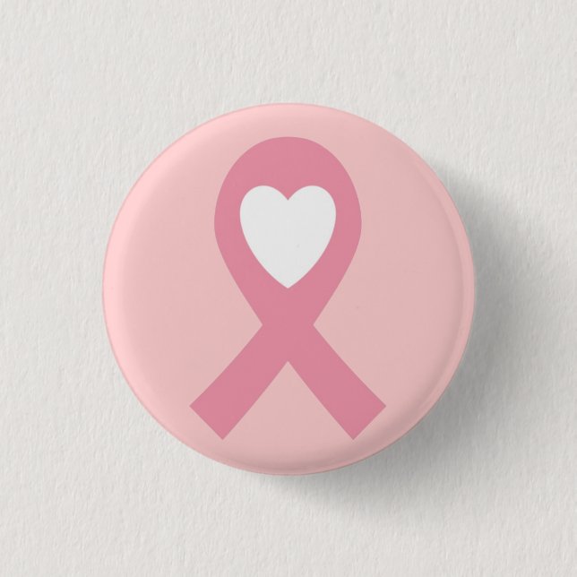 Breast Cancer Awareness  3 Cm Round Badge (Front)