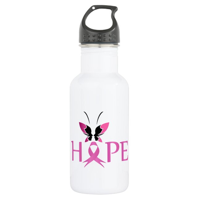 Breast cancer awareness 532 ml water bottle (Front)