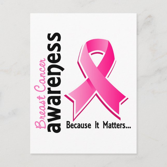 Breast Cancer Awareness 5 Postcard (Front)