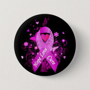 Breast Cancer Awareness 6 Cm Round Badge