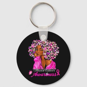 Breast Cancer Awareness African American Women Mel Key Ring