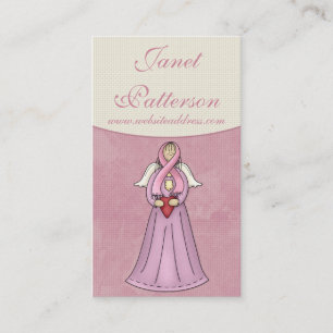 Breast Cancer Awareness Angel D1 Business Card