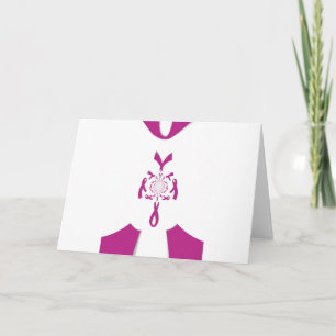 Breast Cancer Awareness Art Print Card