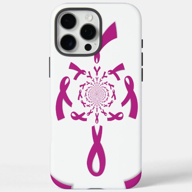 Breast Cancer Awareness Art Print Case-Mate iPhone Case (Back)
