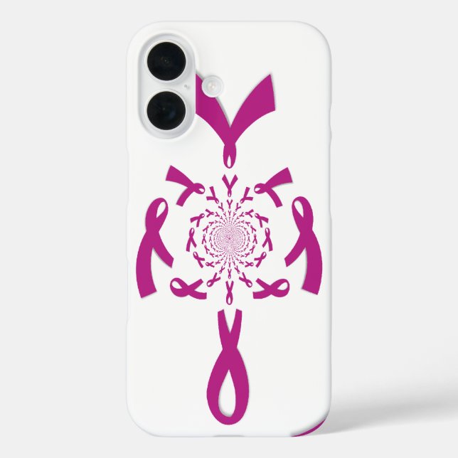 Breast Cancer Awareness Art Print Case-Mate iPhone Case (Back)