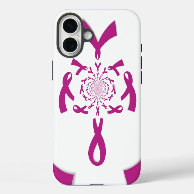 Breast Cancer Awareness Art Print Case-Mate iPhone Case (Back)