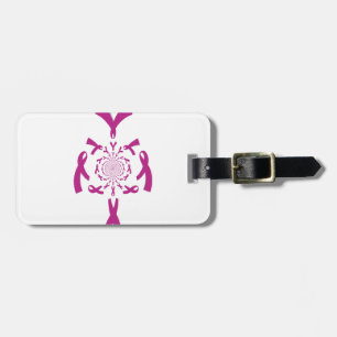 Breast Cancer Awareness Art Print Luggage Tag