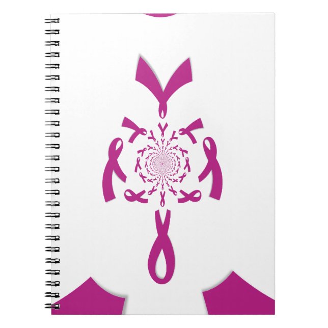 Breast Cancer Awareness Art Print Notebook (Front)
