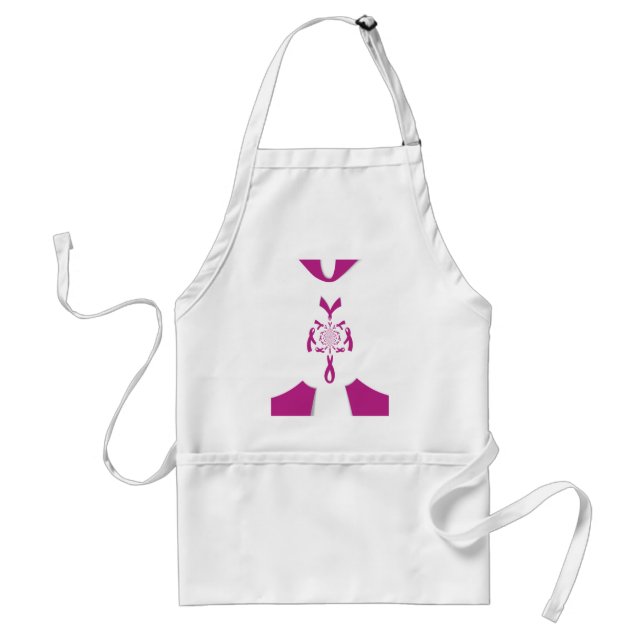 Breast Cancer Awareness Art Print Standard Apron (Front)