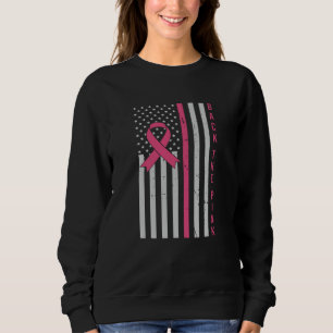 Breast Cancer Awareness Back The Pink USA Patriot Sweatshirt