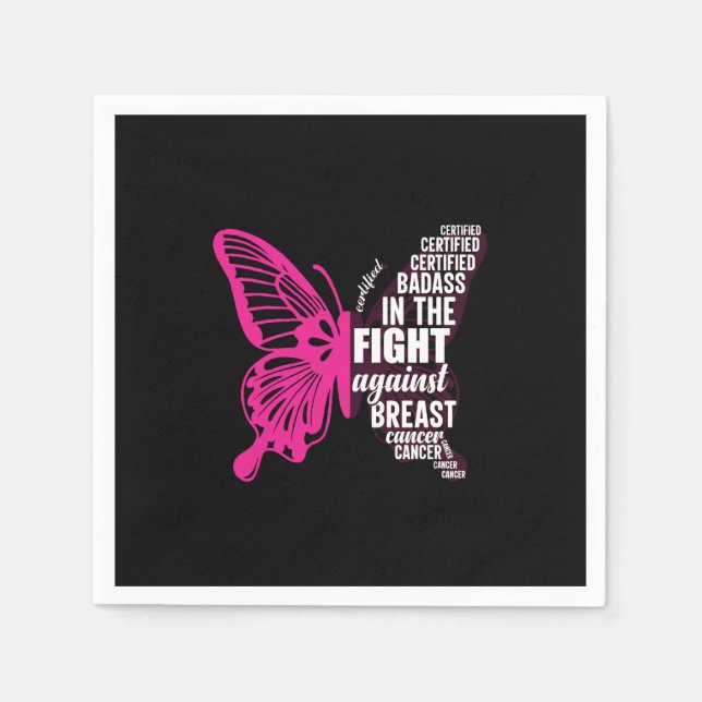Breast cancer awareness best napkin (Front)