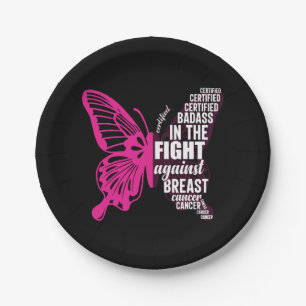 Breast cancer awareness best paper plate