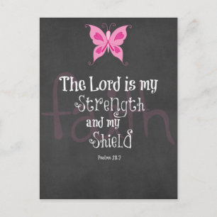 Breast Cancer Awareness Bible Verse Postcard