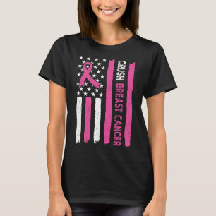 Breast Cancer Awareness Bling Pink Ribbon 3 T-Shirt