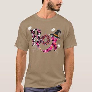 Breast Cancer Awareness Boo Pink Ribbon Gifts Wome T-Shirt
