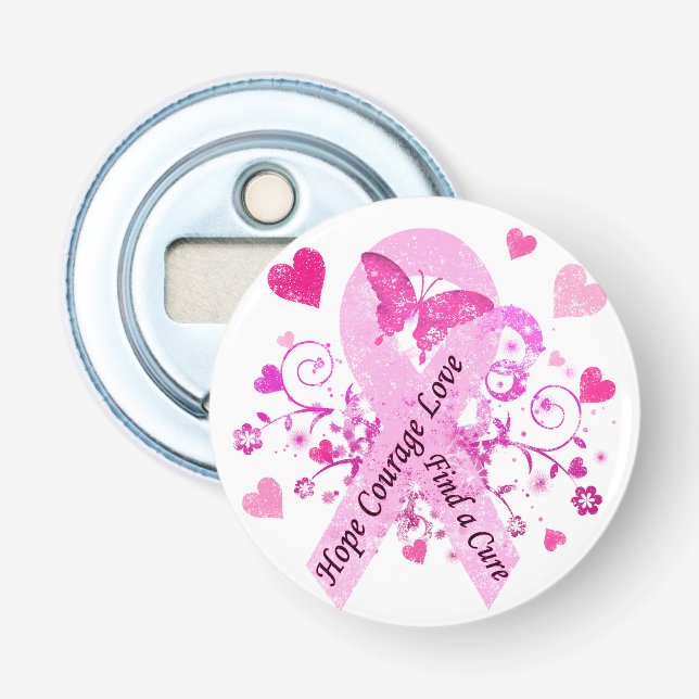 Breast Cancer Awareness Bottle Opener (Front)