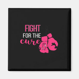 Breast Cancer Awareness Boxing Gloves Pink Ribbon  Magnet