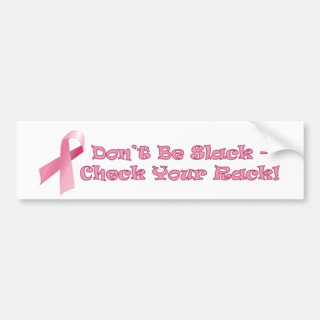 Breast Cancer Awareness Bumper Sticker (Front)