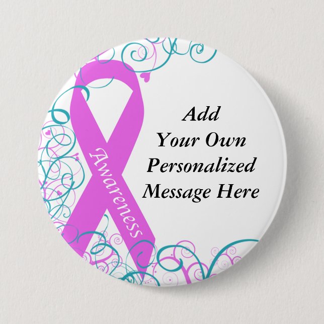 Breast Cancer Awareness Button (Front)