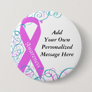 Breast Cancer Awareness Button