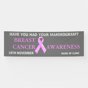 Breast Cancer Awareness Campaign   Personalise Banner