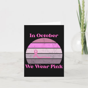 Breast Cancer Awareness  Card