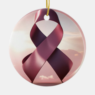 Breast Cancer Awareness Ceramic Tree Decoration