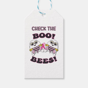 Breast Cancer Awareness Check The Boo-Bees Gift Tags
