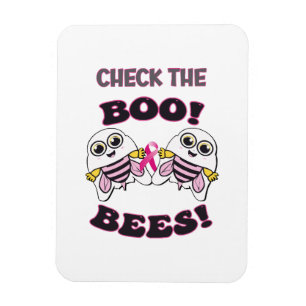 Breast Cancer Awareness Check The Boo-Bees Magnet