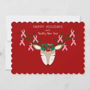 Breast Cancer Awareness Christmas Card