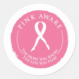 Breast Cancer Awareness Classic Round Sticker