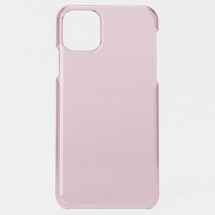 Breast cancer awareness clear light pink girly iPhone 11 pro max case