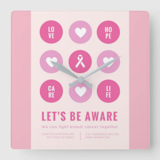 Breast Cancer Awareness Clock