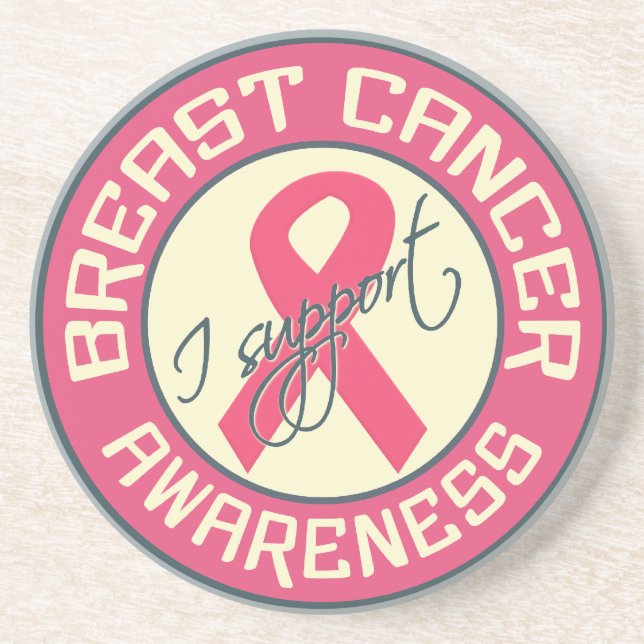 Breast Cancer Awareness coaster (Front)