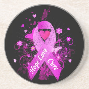 Breast Cancer Awareness Coaster