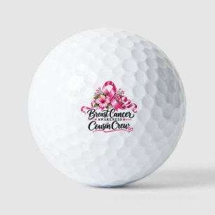 Breast Cancer Awareness Cousin Crew Golf Balls