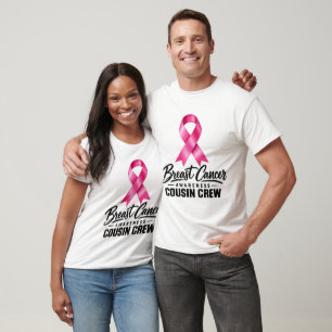 Breast Cancer Awareness Cousin Crew T-Shirt