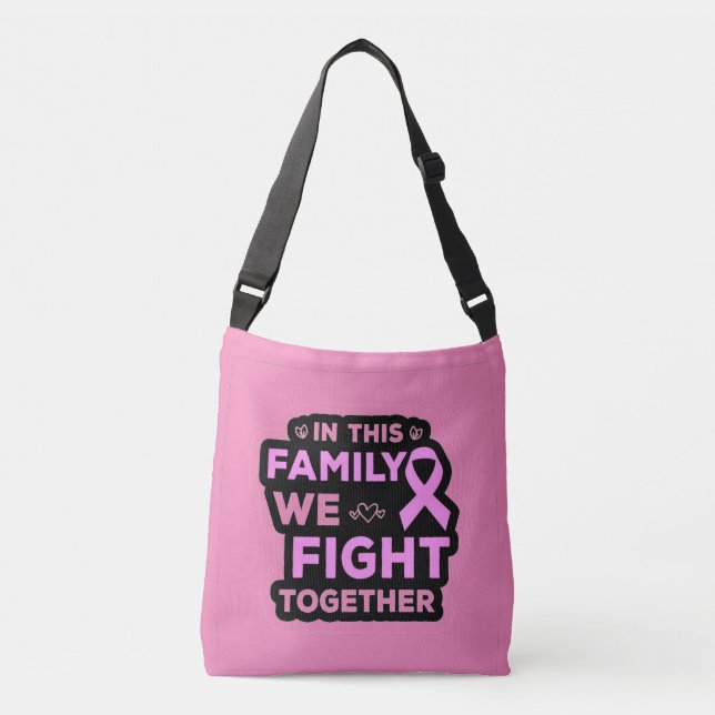 Breast Cancer Awareness Crossbody Bag (Front)